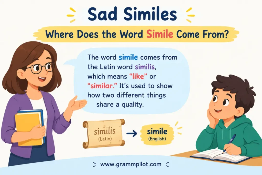 Where Does the Word Simile Come From