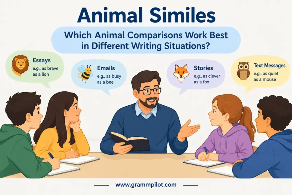 Which Animal Comparisons Work Best in Different Writing Situations?